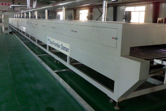 50kw Paslanmaz Çelik Kızılötesi Kurutma Makinesi 3 sayfa / Dakika