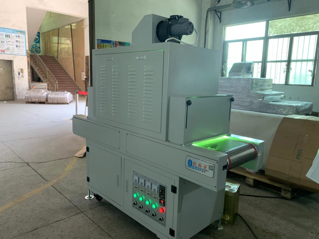 Soğutma Yolu Hava Soğutma Hızlı kurutma süreci için UV LED Düzeltme Makinesi 100W