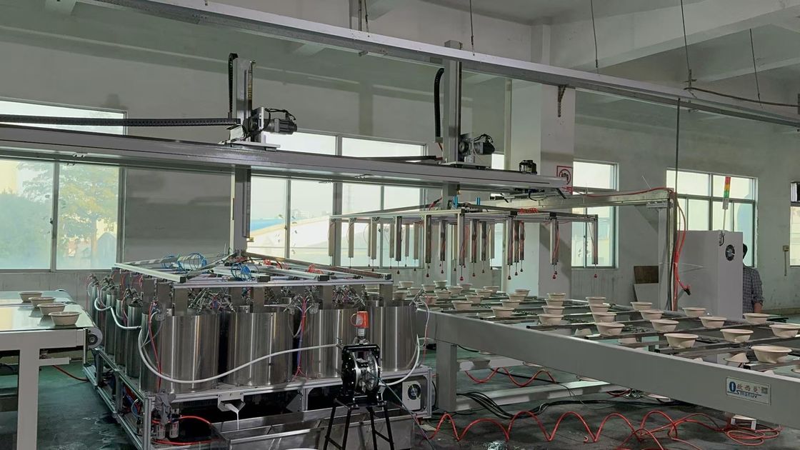 Yüksek Hızlı Gıda Güvenliği Masa Cihazları Tepsisi Kabın İç Kaplama Üretim hattı Pulp kalıplama için