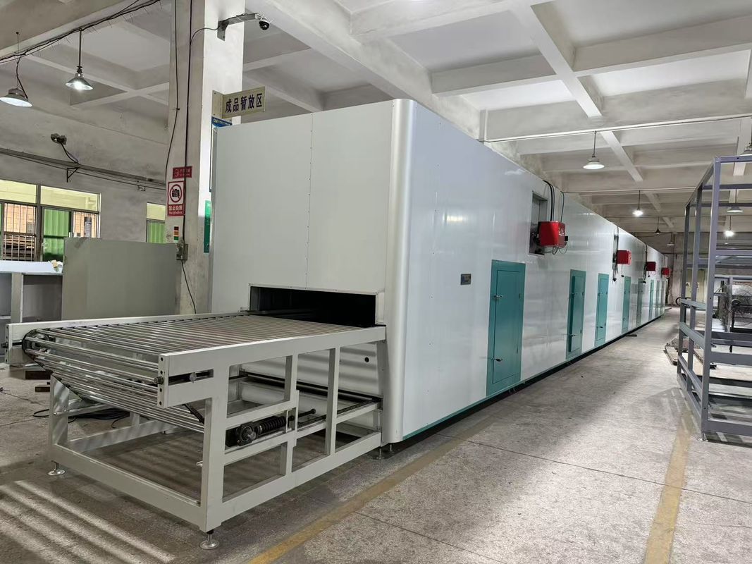 Endüstriyel Bambu Kağıt Pulp Kalıplama için Otomatik Doğal Gaz Kurutma Makinesi OSM-LRHG-1320T