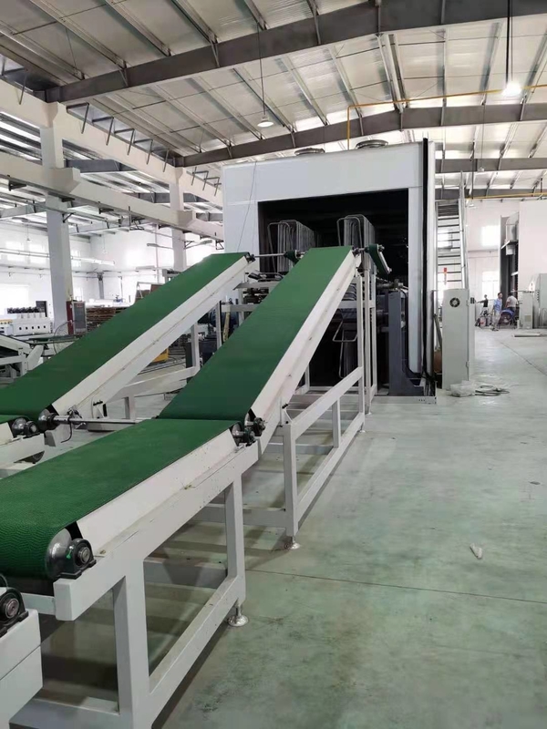 ISO9001 Sertifikalı Doğalgaz Isıtma UV Zemin Kaplama Makinası 0.1 - 1m/dk