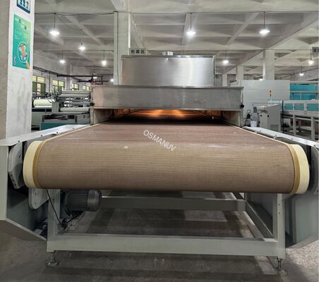 85kW Power Water Cooling Microwave Drying Machine 9 Stage