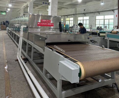 85kW Power Water Cooling Microwave Drying Machine 9 Stage