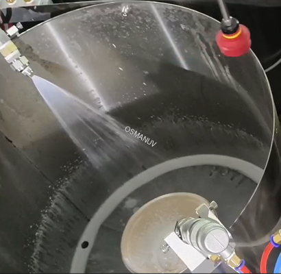 Industrial Rotary Spray Coating Line for Waterproof Pulp Molded Packaging - Heavy-Duty Solution