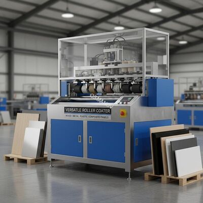 Versatile Multi-Purpose Roller Coating Machine for Wood, Metal, Plastic & Composite Panels