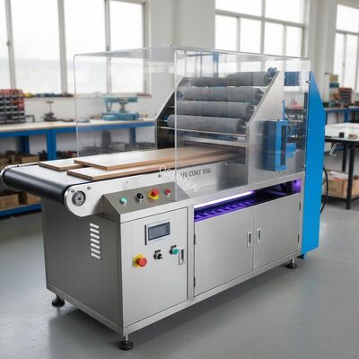 Spot Roller Conveyor Uv Coating Machine For Wood 650mm Width