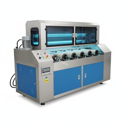 10m/Min Uv Roller Coating Machine , 3KW Uv Coating And Curing Machine