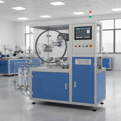 0-180° Spray Coating Machine with PLC/HMI Control System for 0.1-3mm Coating Thickness