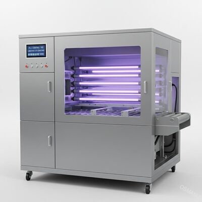 PLC Kontrolü Tec Işıklama UV Kaplama Makinesi 380VAC