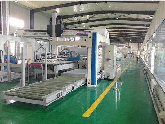 MDF Kurulu 388kw Uv Işık Kürleme Püskürtme Kaplama Makinesi PLC Kontrol Kalsiyum Silikat Kurulu