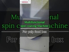 Pulpa gıda kutusu için çok fonksiyonel spin kaplama makinesi