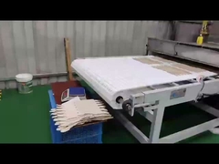 17530mm×1600mm×1100mm 80C'de hassas sıcaklık kontrolü için vakumlu mikrodalga kurutma makinesi